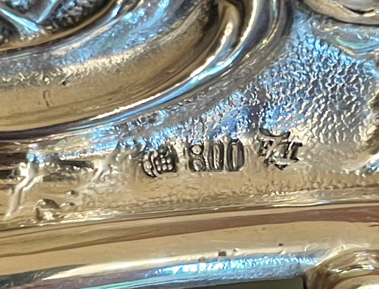 Late 19thC Berlin Hallmarked Silver Centre Piece By Franz Mosgau