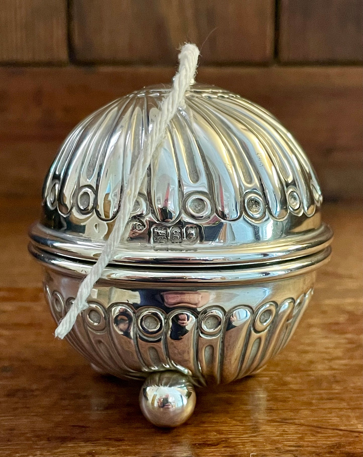 A Rare William Comyns Silver String Box London 1902