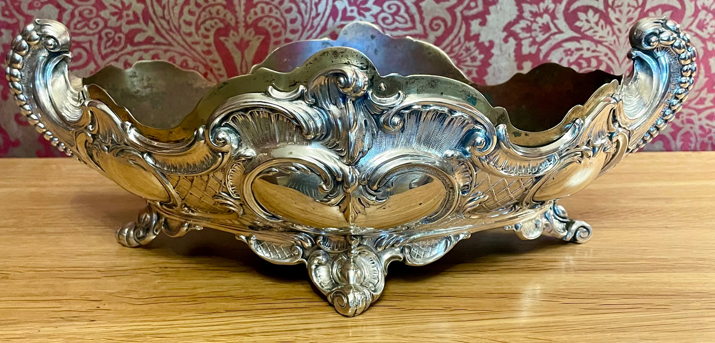 Late 19thC Berlin Hallmarked Silver Centre Piece By Franz Mosgau