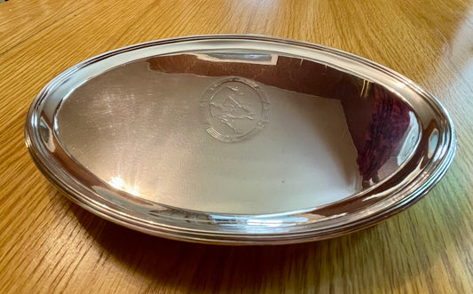 Antique Georgian Silver Salver by John Crouch I & Thomas Hannam, London 1791