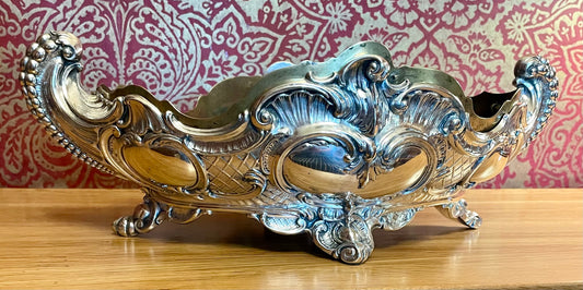 Late 19thC Berlin Hallmarked Silver Centre Piece By Franz Mosgau